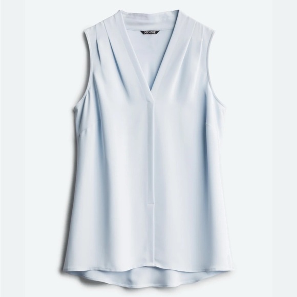 NIC+ZOE Tops - Nick + Zoe Powder Blue Blouse